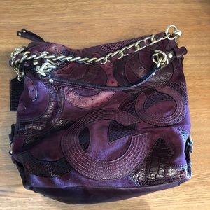 Purple Coach Purse